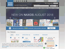 Tablet Screenshot of naxos.com.hk